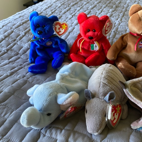 Lot of MWMT Rare TY Beanie Babies - Picture 2 of 5